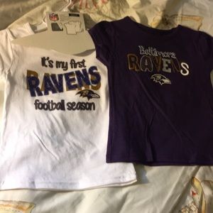 Raven tees girls size 3T